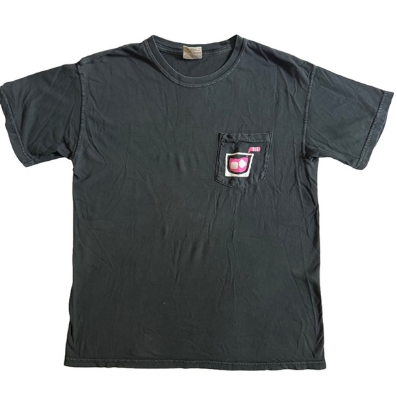 BARSTOOL SPORTS / SPITTIN CHICLETS BLACK SHORT SLEEVE PINK WHITNEY GRAPHIC TEE - Picture 2 of 7